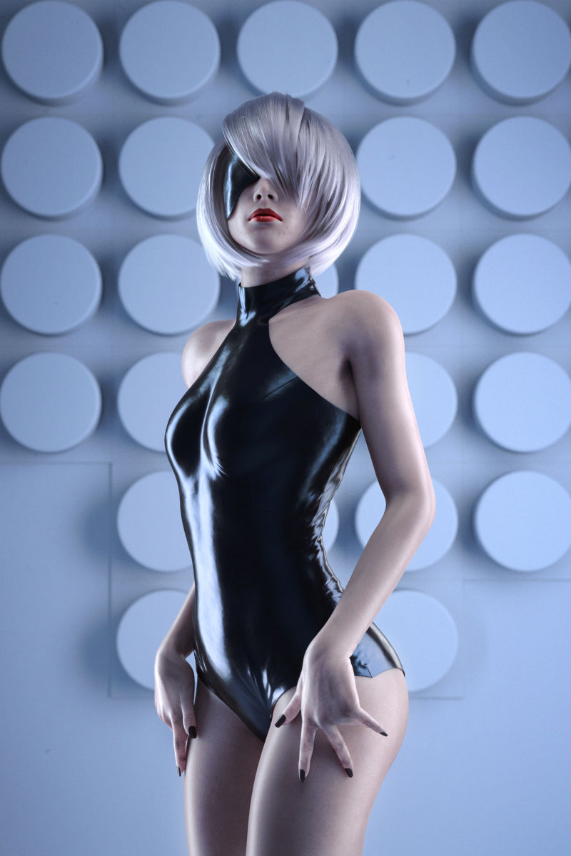 Illustration for article titled La diferencia entre estas dos imágenes casi perfectas es que una está hecha en 3D y la otra es un increíble cosplay